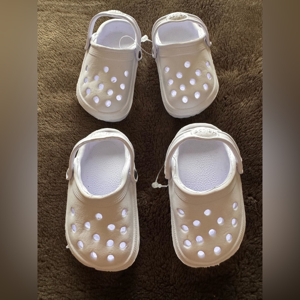 Dog White Clogs